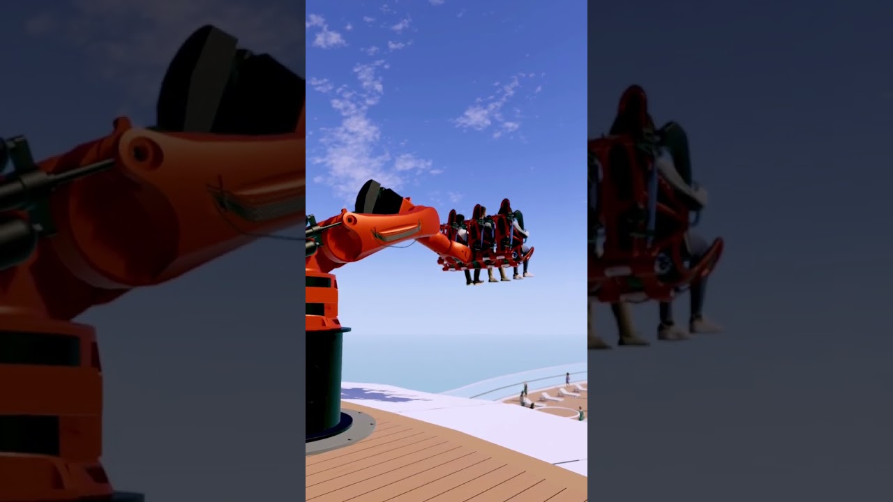 MSC Cruises Seascape cruise ship Robotron ride 