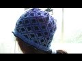 Knitted Blue Fair Isle Beanie Part 1