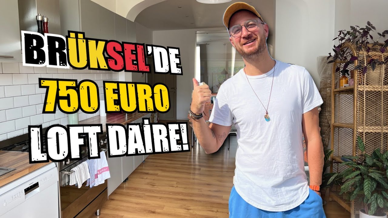 BRÜKSEL'DE 3 KATLI LOFT DAİRE TURU | Avrupa'da Maaşlar ve Yaşam Üzerine Soru - Cevap