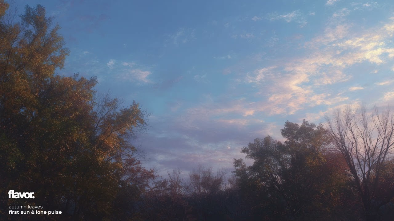 first sun & lone pulse - autumn leaves