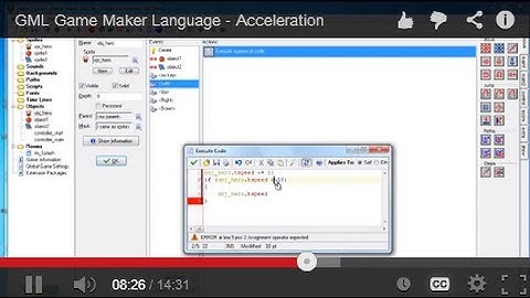 GML Game Maker Language - Acceleration
