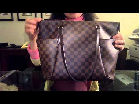 LOUIS VUITTON Damier Ebene Totally MM 197428