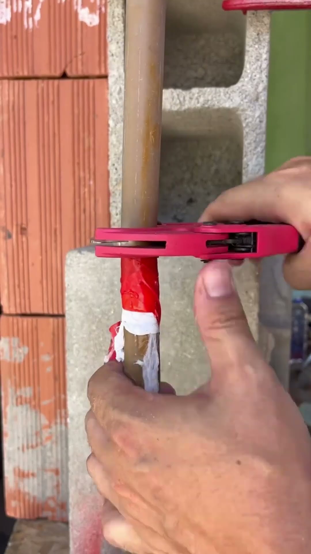 repairing broken pipe with C shape pipes #shortsvideo