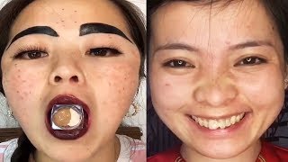 Asian Makeup Tutorials Compilation 2020 - Basic makeup guide / part68