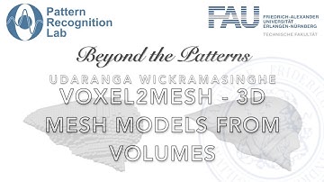 Beyond the Patterns 22 - Udaranga Wickramasinghe - Voxel2Mesh: 3D Mesh Models from Volumetric Data