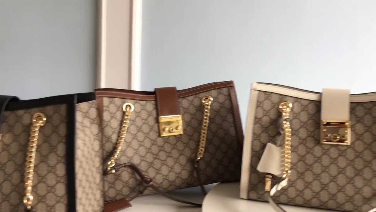 padlock medium gg shoulder bag