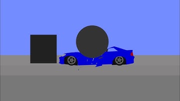 Algodoo Car Crashes & Destruction #119 | Crazy Phun Algodoo Car Destruction