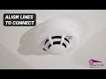 DSC Power G wireless smoke detector battery replacement.