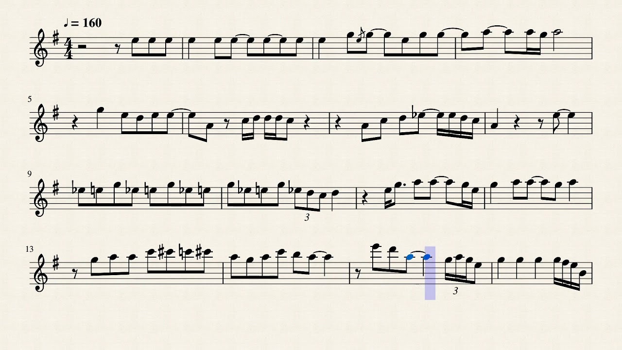 Brown Sugar By The Rolling Stones Sax Solo Sheet Music YouTube Brown sugar by the rolling stones sax solo sheet music youtube