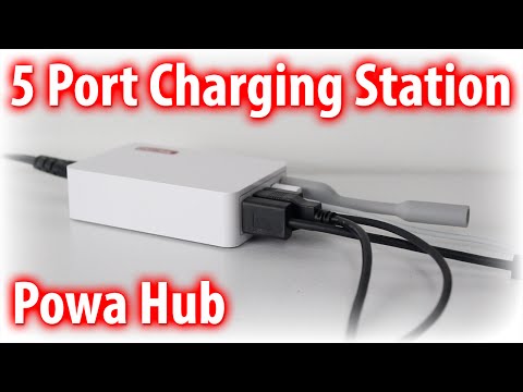 Powa Hub Review - USB Charging Station For iPhone, iPad, Android and More