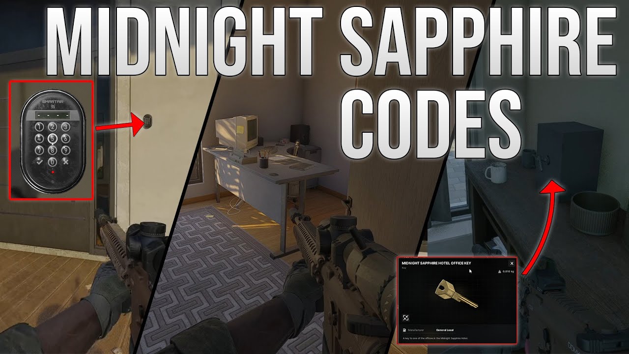 Расположение сейфов и кодов «Полуночный сапфир» | Боевая задача «Серая зона» | 0.3 «Ветра войны»
