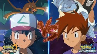 POKÉMON Battle USUM :- GARY VS ASH KANTO | Pokémon League / Silver Conference.