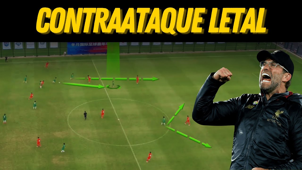 ⚽ TRANSICIÓN OFENSIVA: Conecta ENTRE LÍNEAS y DOMINA el CONTRAATAQUE | Ejemplos PRO + Ejercicio 🔥