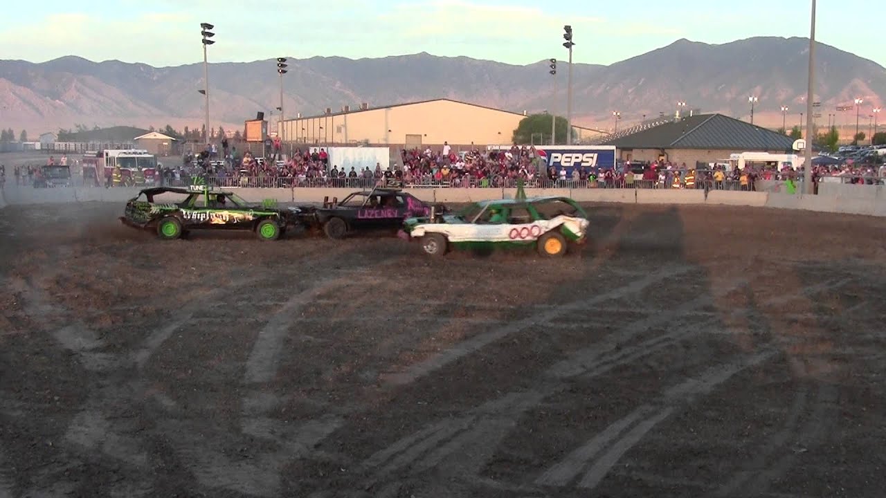 Tooele County Fair Demolition Derby 08/03/2013 Stock Class Grudge Match