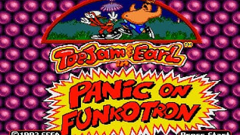 ToeJam & Earl in Panic on Funkotron - Sega Genesis (1993)