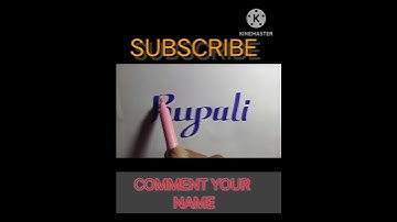 calligraphy style writing Subscribers request name #calligraphy #cursive #shorts #viral#samyak arts