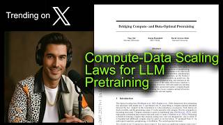 Compute-Data Scaling Laws for LLM Pretraining