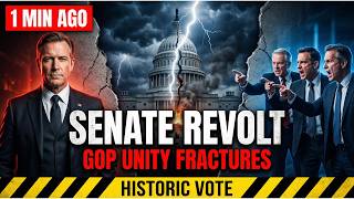 1 MIN AGO:Senate Forces Historic Vote To Limit Trump — GOP Unity Fractures