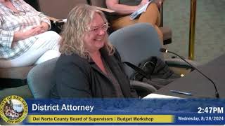 8/28/2024 BUDGET WORKSHOP-DISTRICT ATTOTNEY