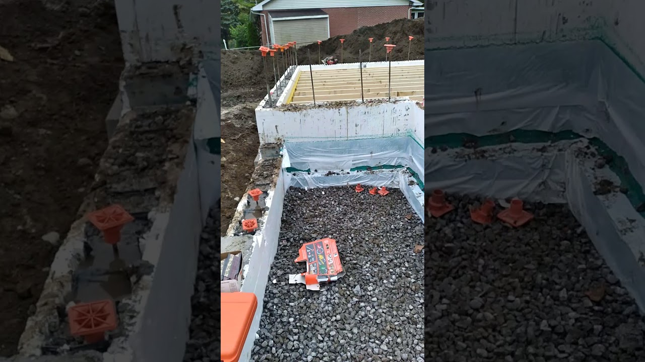 DM CONSTRUCTION!framing !! first ICF house    PART 1.