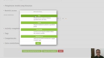 Tutorial untuk Dosen Membuat Aktivitas  Absensi E-Learning  dengan Self Recorded oleh mahasiswa