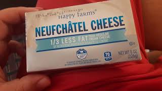 neufchâtel cheese from happy farms #neufchâtel #creamcheese #cheese #cream