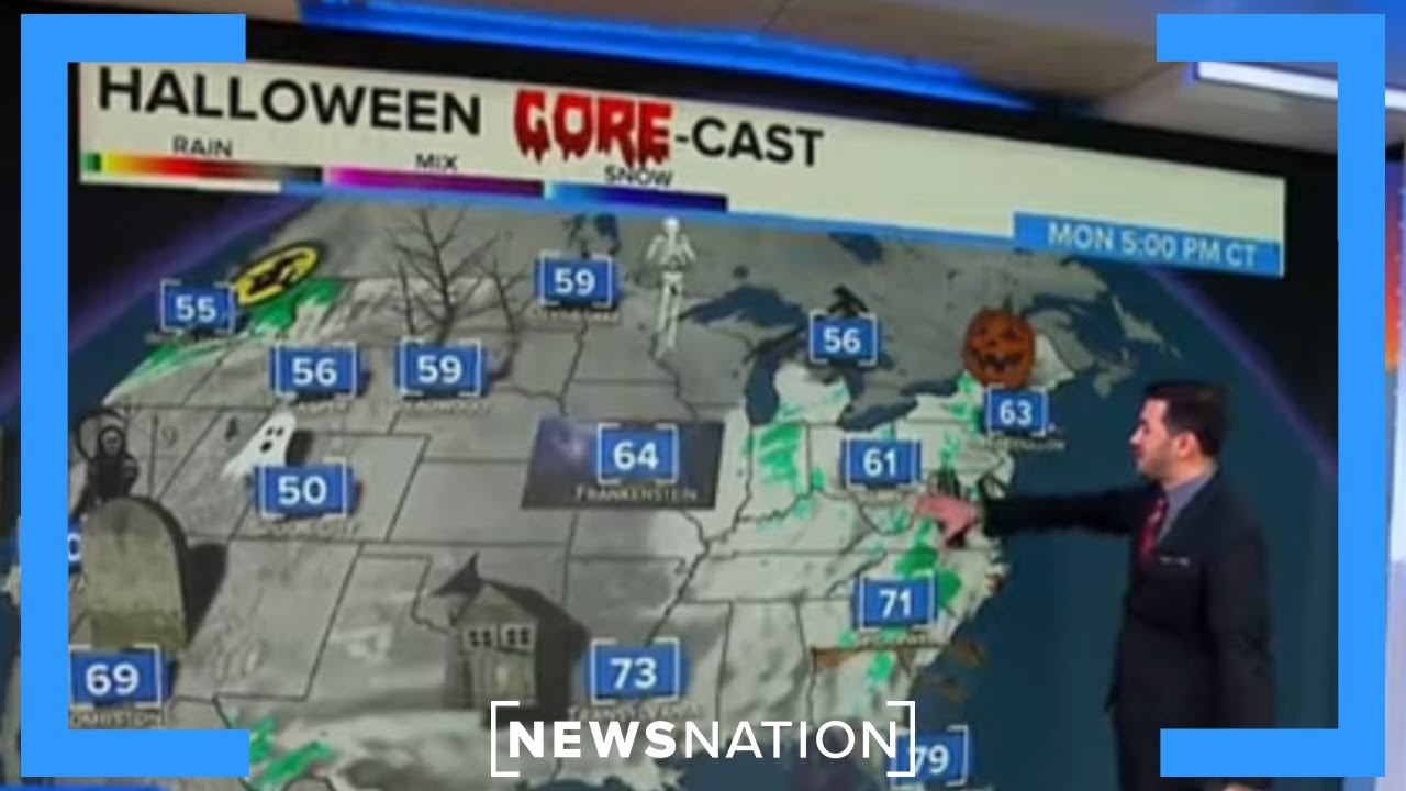 Halloween forecast for trick-or-treaters across America