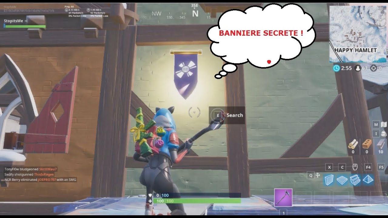 Etoile Cachée Bannière Secrète Semaine 4 Saison 7 Sur Fortnite Battle Royal