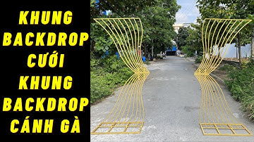 Khung  backdrop cưới khung backdrop cánh gà | ABshop.com.vn 1291