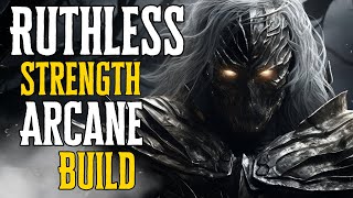 Elden Ring Insanely OVERPOWERED Strength Arcane Build | Bloody Executioner