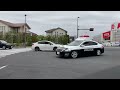 緊急走行を妨害！パトカーの行く手をふさぐ車にパトカー フットサイレン15秒間踏みっぱなしでUターンするパトカー #パトカー #緊急走行 #ガチギレ