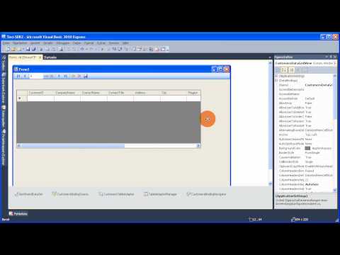Tut 25 - Deutsch: VB 2010 - Teil 1 - Datenbankverbindung herstellen zu SQL Server Datenbankdatei
