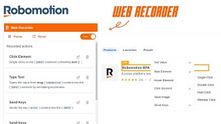 Robomotion Web Recorder screenshot 4