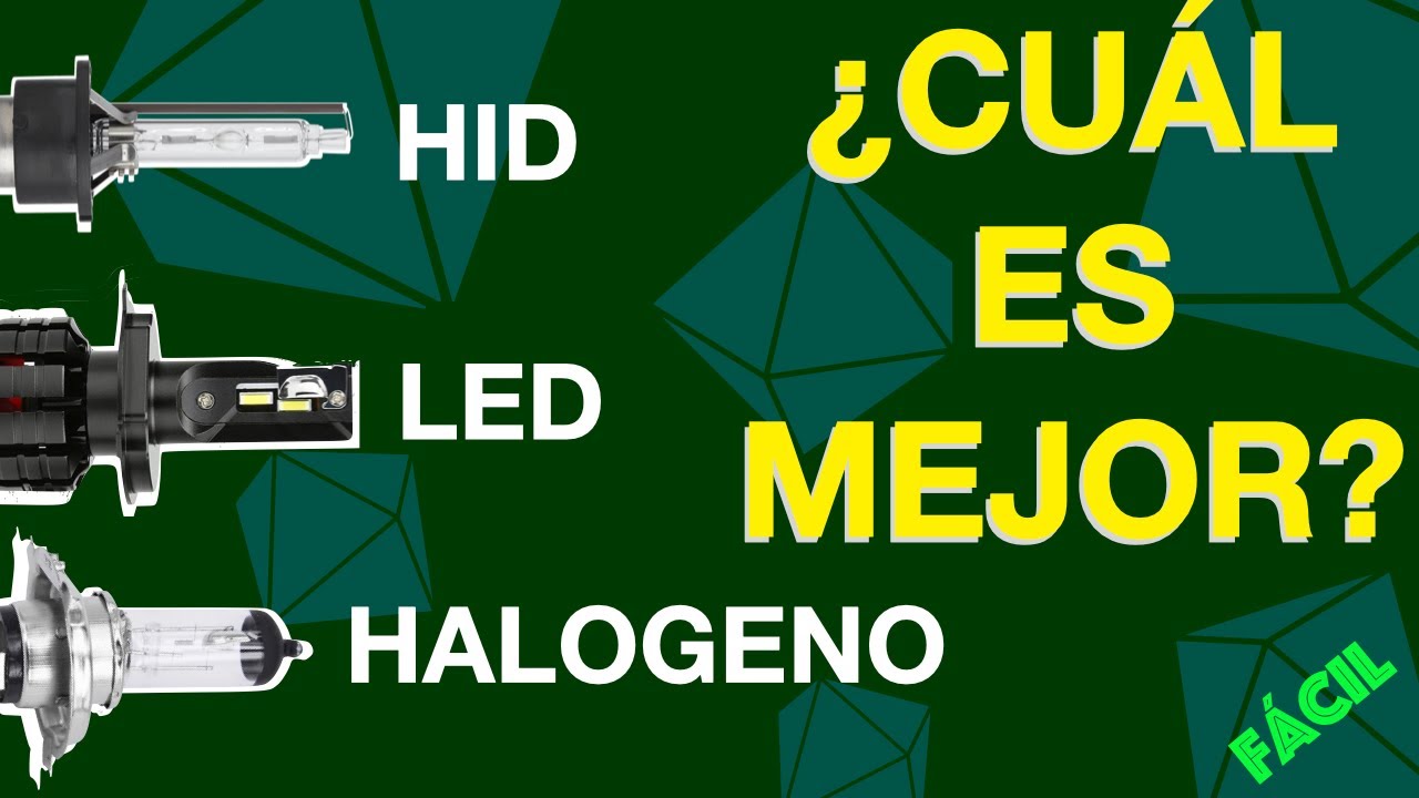 Cuáles son las mejores luces para mi auto? ¿Led, Xenón o Halógeno