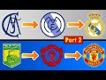 Football Clubs&#39; Badge EVOLUTION &amp; HISTORY ⚽️ Part 2