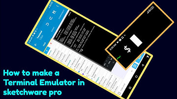 Make A Terminal Emulator in sketchware pro