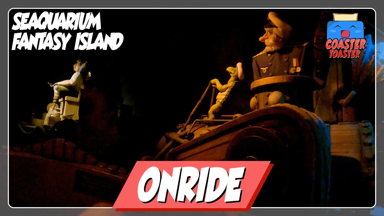 Seaquarium - Fantasy Island - Kurios-witziger und süßer Unterwasser-Boots-Dark Ride | POV