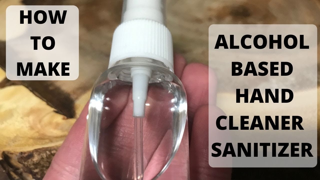 Homemade Hand Sanitizer. Recipe To Make At Home for Virus. - YouTube