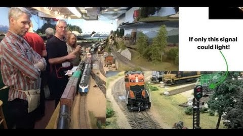 Model Railroad Signaling intro clinic by Burr Stewart - exploring LCC