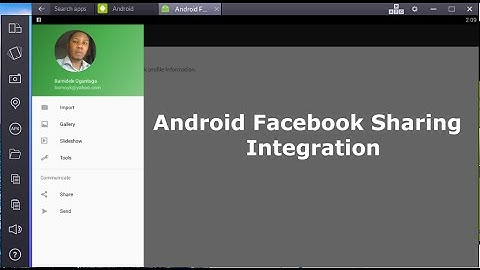 Android Facebook Images Sharing Part II