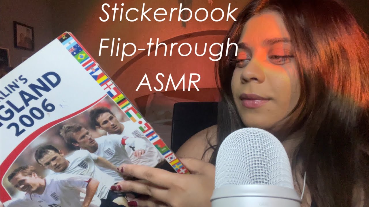 Looking Through the World Cup 2006 Sticker Book [ASMR]