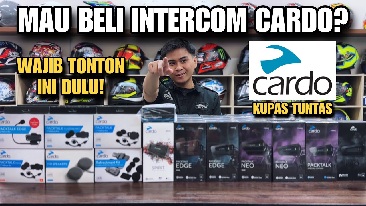 PENJELASAN LENGKAP INTERCOM CARDO / CARDO PACKTALK TERBARU 2025‼️ 