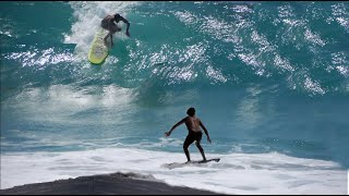 Skimboarders Attempt to Steal Waves From Surfers by thisismov 8,040 views 1 year ago 10 minutes, 32 seconds