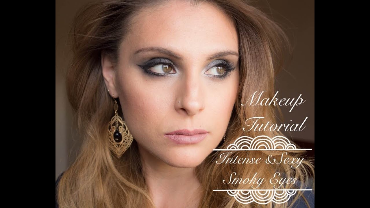 Makeup Tutorial  | Intense Smoky eyes con i pennelli piatti + twist labbra | Marianeve De Falco