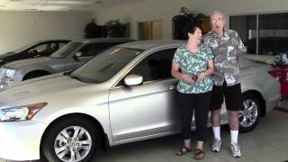 SanTan Honda Sales Testimonial- John and Dorie 2012 Honda Accord