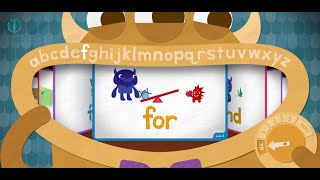 Letter F - For Endless Reader Sight Words Originator Games