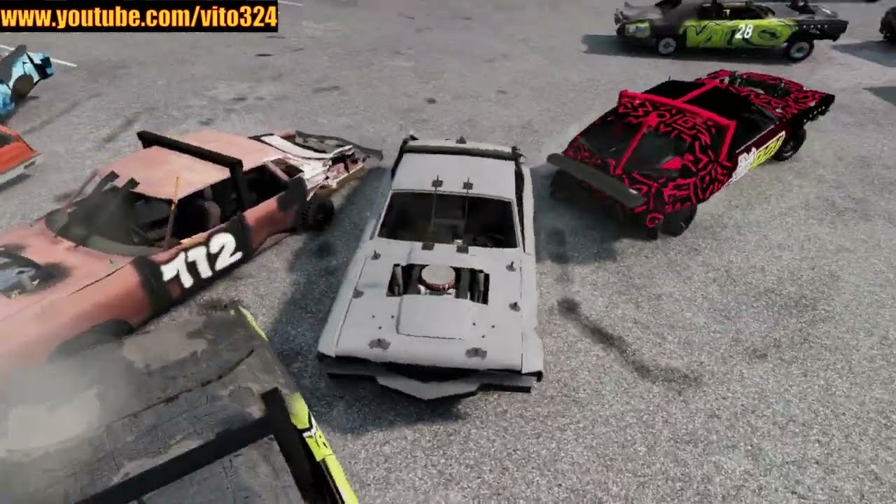 BeamNG Derby: New T-Bird & Mod Olds Wagon!