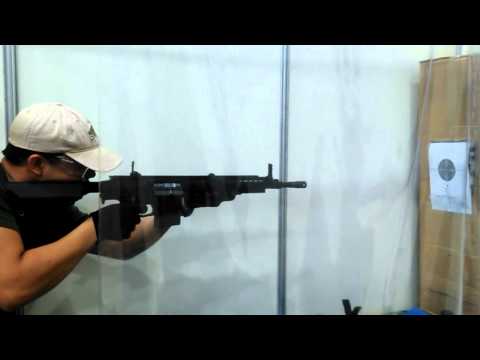 Rare Arms SR-25 GBBER shooting