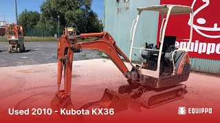 Used 2010 - Kubota Kx36 Used Mini Excavator Under 7T Equippo.com