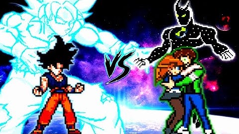 Manga Goku UI V3 OP VS Ben 10 S3 V4 OP (all form) in Mugen